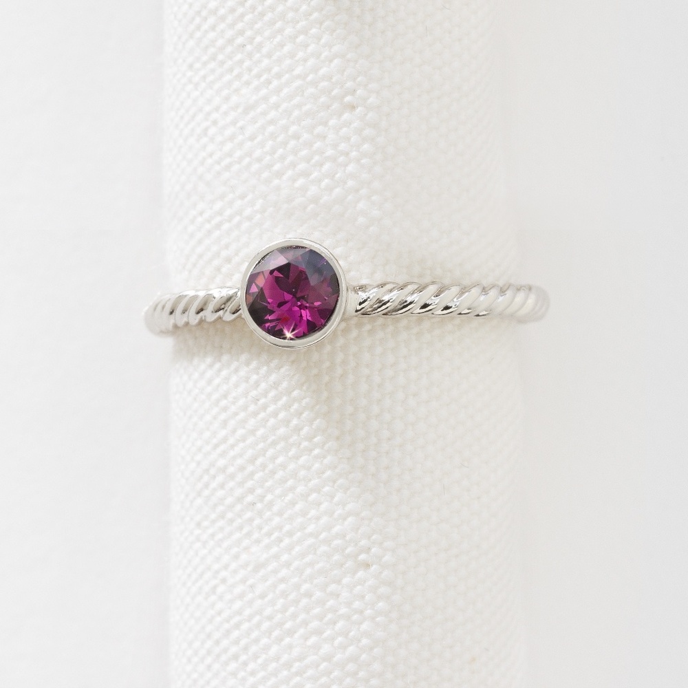 February Birthstone Ring
